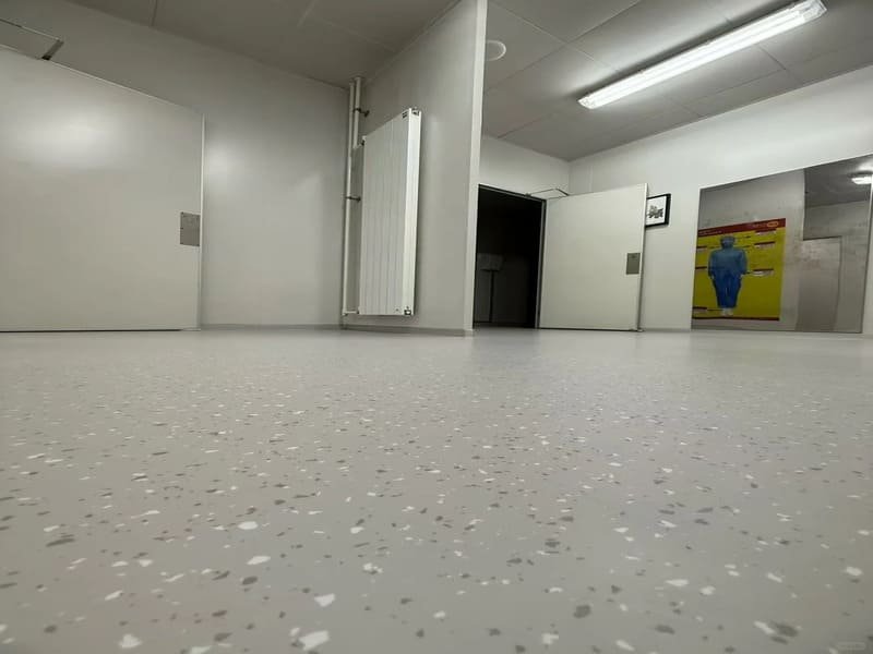 safe cleaning tools for vinyl floors laid out on a table